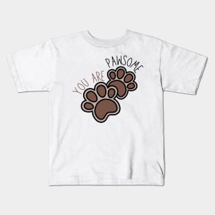 Doggo You Are Pawsome Kids T-Shirt